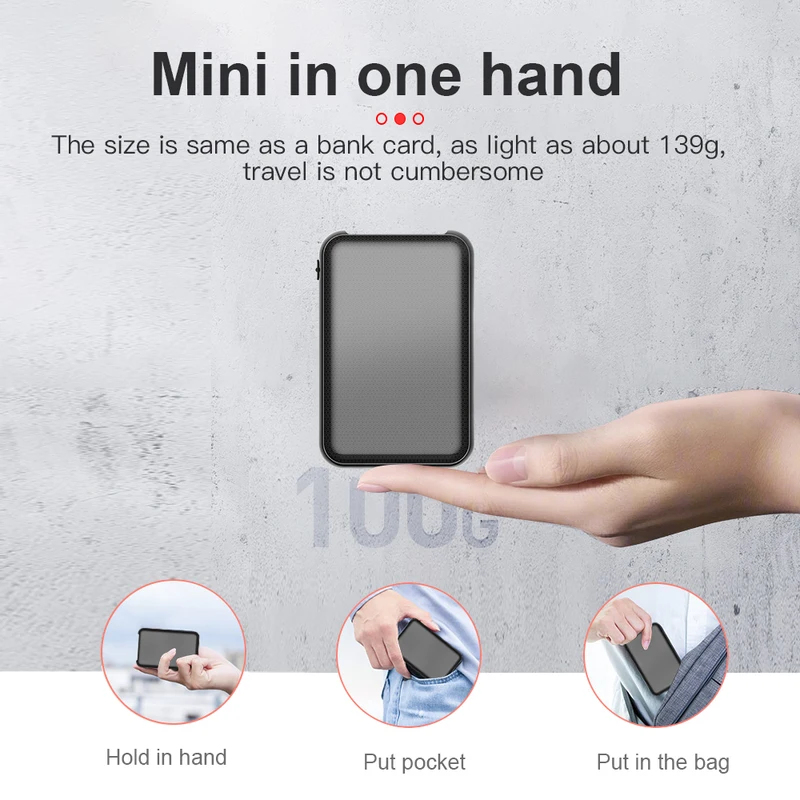 5000mAh Mini Power Bank Record - Voice Recorder Pen review and price