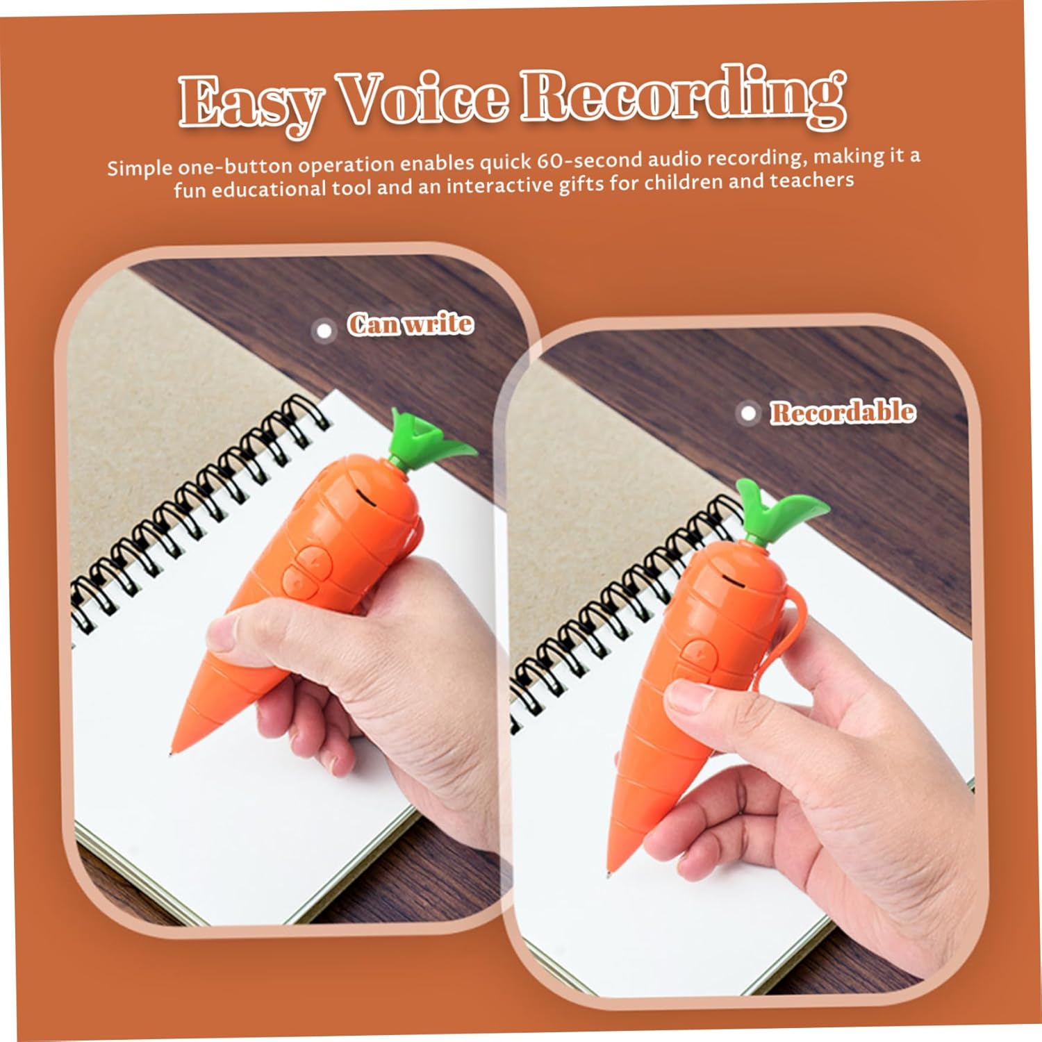 Carrot Voice Recorder Electron - Voice Recorder Pen review and price